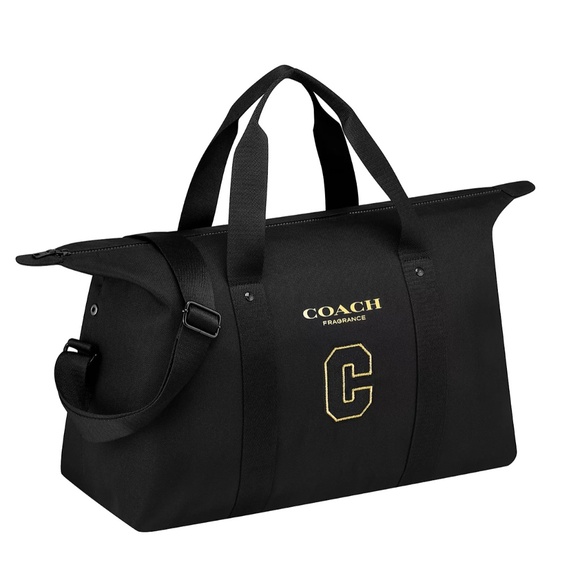 NEW Coach Black Duffel bag/ weekender - Picture 1 of 1